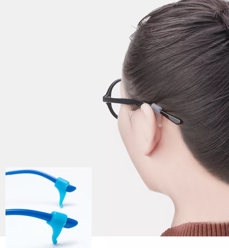 Kids and Adults Sport Silicone Anti Slip Holder For Glasses Piece, Ear Hook, Eyeglass Temple Tip